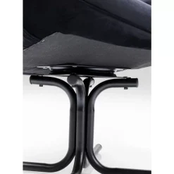 KARE Design Sessel-Drehsessel Oscar Velvet Schwarz