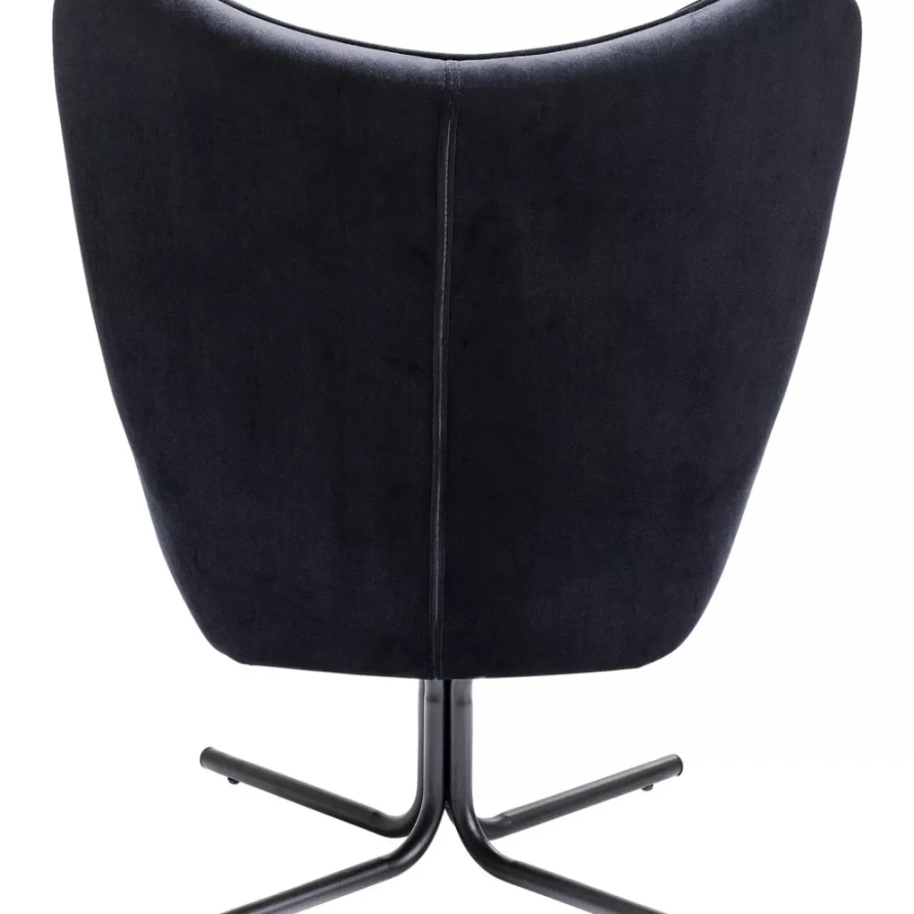 KARE Design Sessel-Drehsessel Oscar Velvet Schwarz