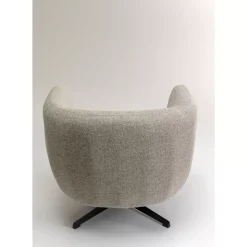 KARE Design Sessel-Drehsessel Peony Grau