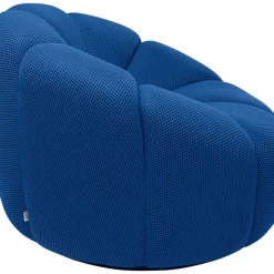 KARE Design Sessel-Drehsessel Peppo Lounge Blau