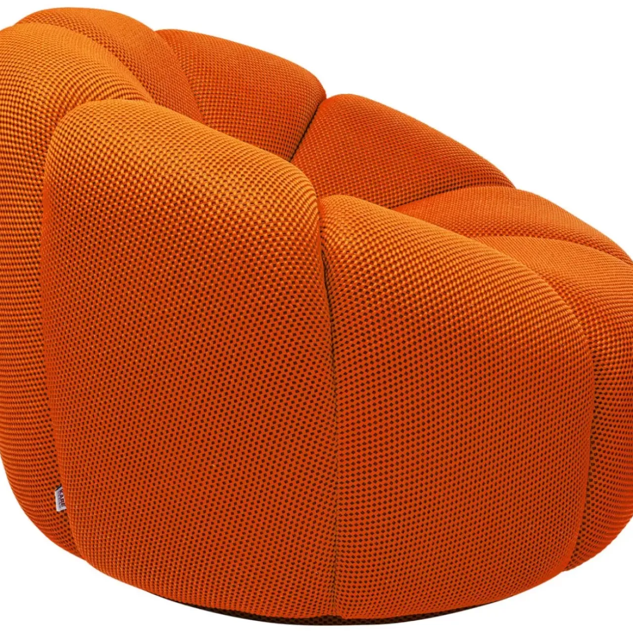 KARE Design Sessel-Drehsessel Peppo Lounge Orange