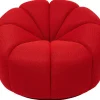 KARE Design Sessel-Drehsessel Peppo Lounge Rot