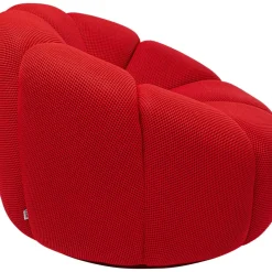 KARE Design Sessel-Drehsessel Peppo Lounge Rot