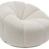 KARE Design Sessel-Drehsessel Peppo Lounge Weis