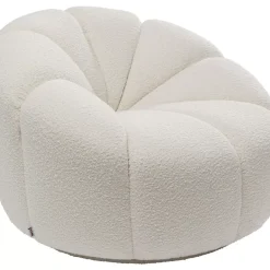 KARE Design Sessel-Drehsessel Peppo Lounge Weis