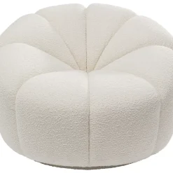 KARE Design Sessel-Drehsessel Peppo Lounge Weis