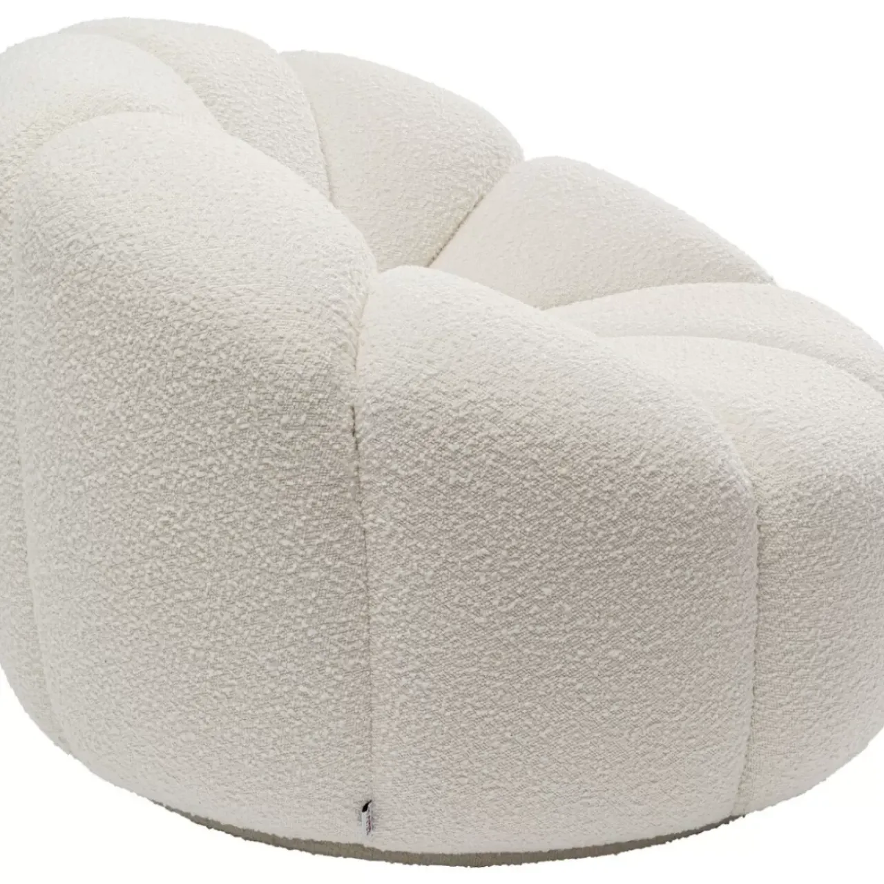 KARE Design Sessel-Drehsessel Peppo Lounge Weis