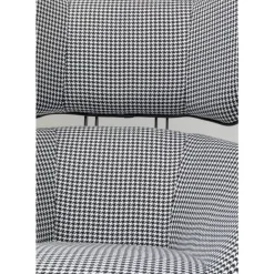 KARE Design Sessel-Drehsessel Toledo Schwarz Weiss