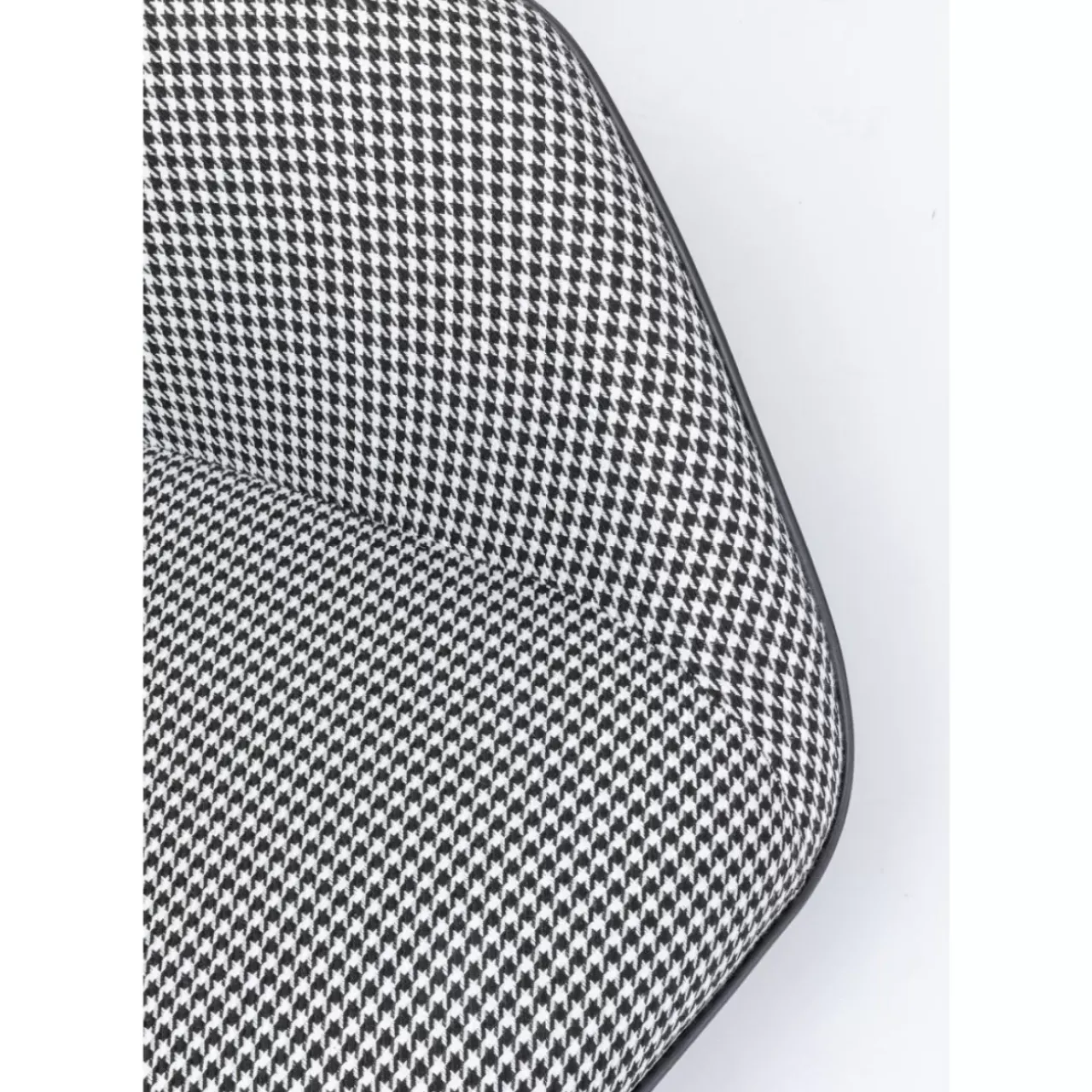 KARE Design Sessel-Drehsessel Toledo Schwarz Weiss