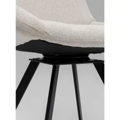 KARE Design Stühle-Drehstuhl Baron Creme