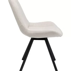 KARE Design Stühle-Drehstuhl Baron Creme