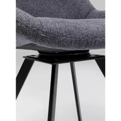 KARE Design Stühle-Drehstuhl Baron Grau