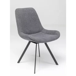 KARE Design Stühle-Drehstuhl Baron Grau