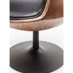 KARE Design Stühle-Drehstuhl Club Walnut