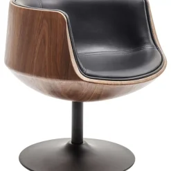 KARE Design Stühle-Drehstuhl Club Walnut