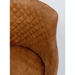 KARE Design Stühle-Drehstuhl Coco Braun