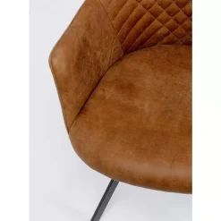 KARE Design Stühle-Drehstuhl Coco Braun