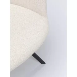 KARE Design Stühle-Drehstuhl Coco Creme