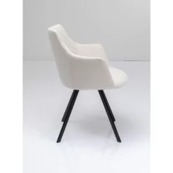 KARE Design Stühle-Drehstuhl Coco Creme