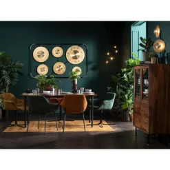 KARE Design Stühle-Drehstuhl Colmar Gelb