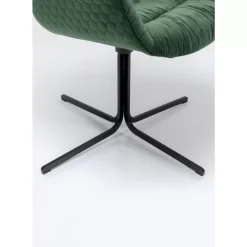 KARE Design Stühle-Drehstuhl Colmar Grun