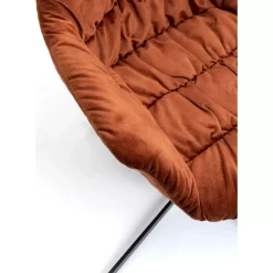 KARE Design Stühle-Drehstuhl Colmar Rostrot