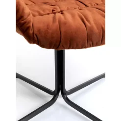 KARE Design Stühle-Drehstuhl Colmar Rostrot