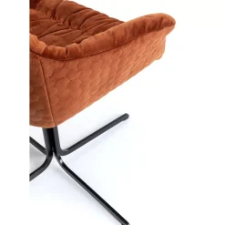 KARE Design Stühle-Drehstuhl Colmar Rostrot