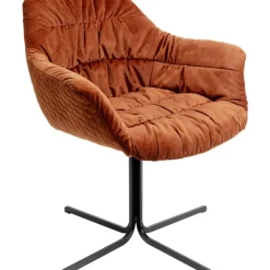 KARE Design Stühle-Drehstuhl Colmar Rostrot