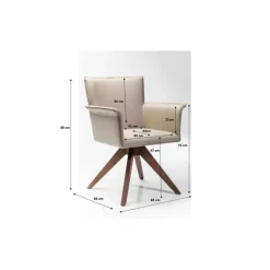 KARE Design Stühle-Drehstuhl Foxy