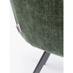 KARE Design Stühle-Drehstuhl Lady Loco Coco Grun