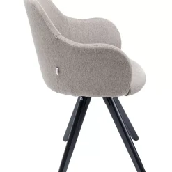 KARE Design Stühle-Drehstuhl Lady Loco Taupe
