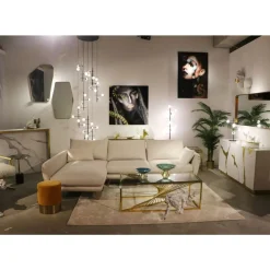 KARE Design Sofas & Couches-Ecksofa Amalfi Links Creme 275Cm