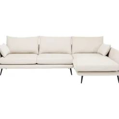 KARE Design Sofas & Couches-Ecksofa Amalfi Rechts Creme 275Cm