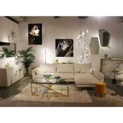 KARE Design Sofas & Couches-Ecksofa Amalfi Rechts Creme 275Cm