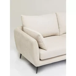 KARE Design Sofas & Couches-Ecksofa Amalfi Rechts Creme 275Cm