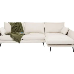KARE Design Sofas & Couches-Ecksofa Amalfi Rechts Creme 275Cm