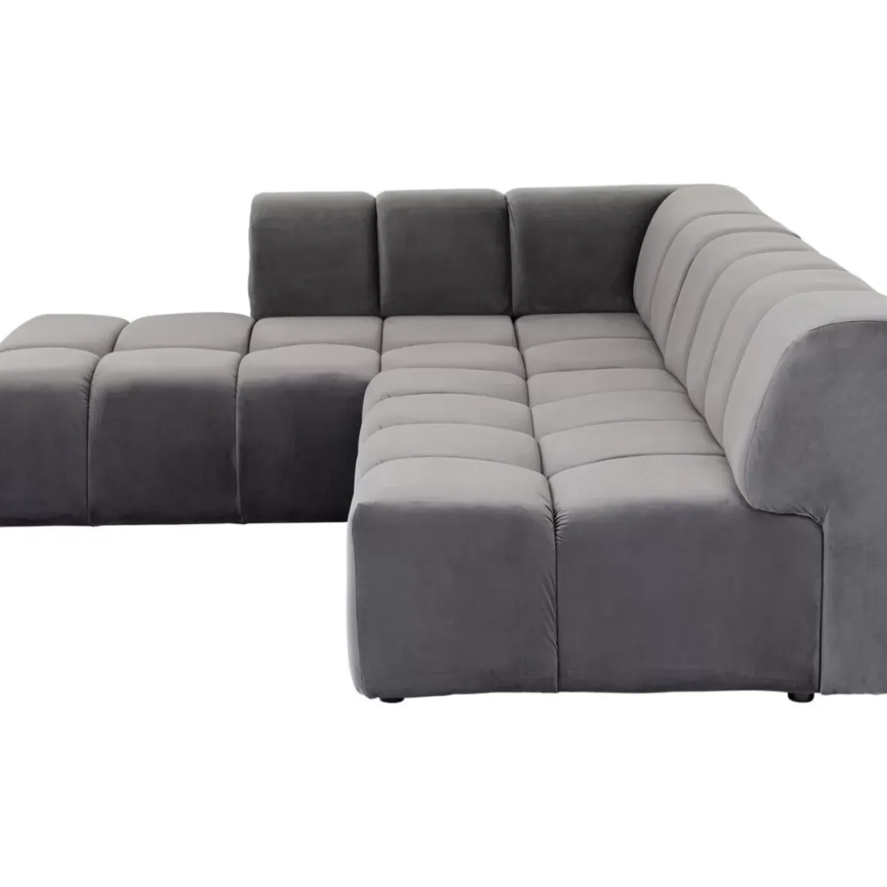 KARE Design Sofas & Couches-Ecksofa Belami Grau Links