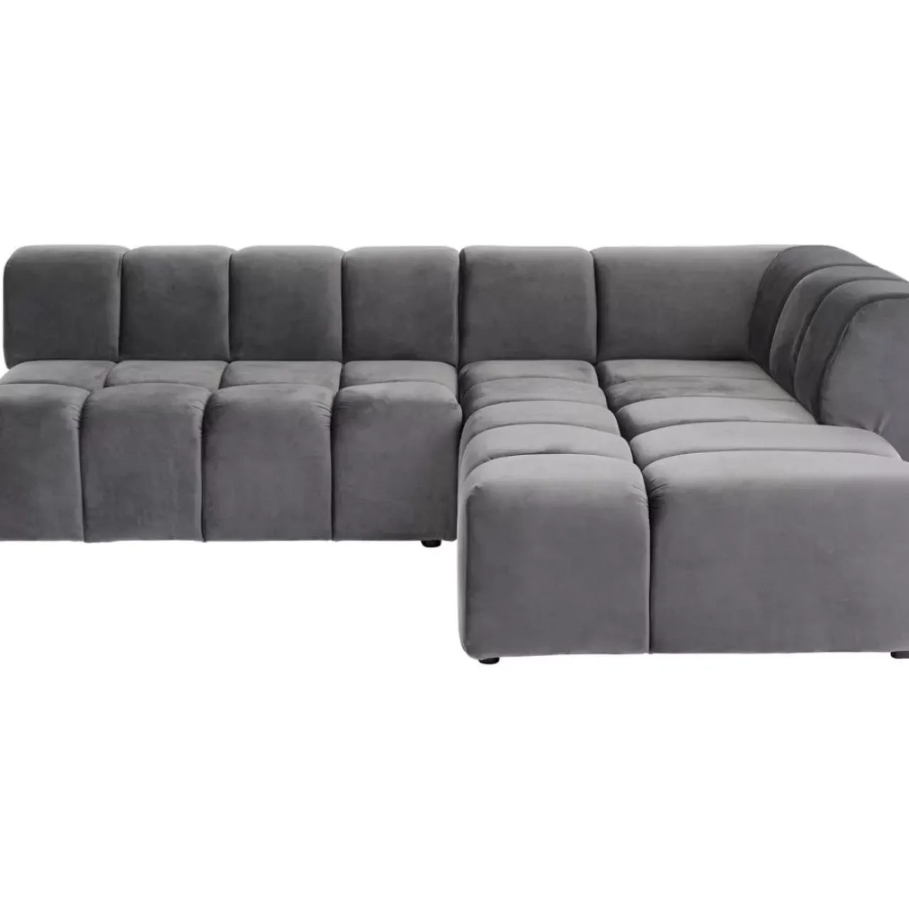 KARE Design Sofas & Couches-Ecksofa Belami Grau Rechts