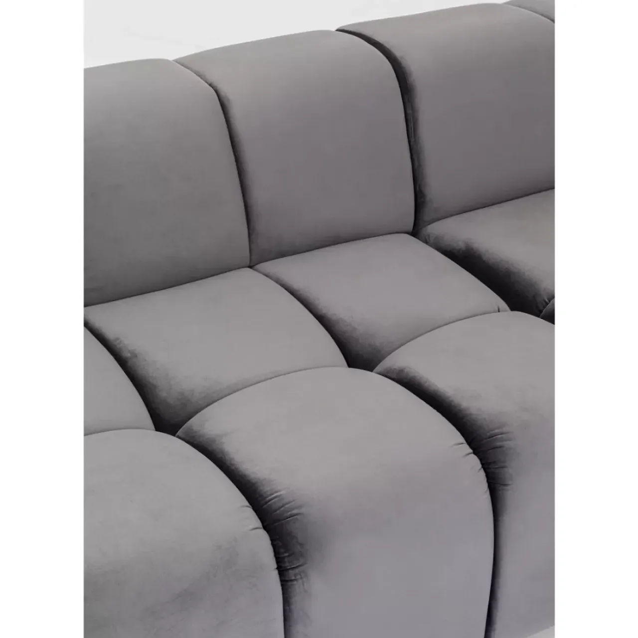 KARE Design Sofas & Couches-Ecksofa Belami Grau Rechts