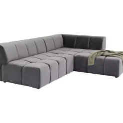 KARE Design Sofas & Couches-Ecksofa Belami Grau Rechts