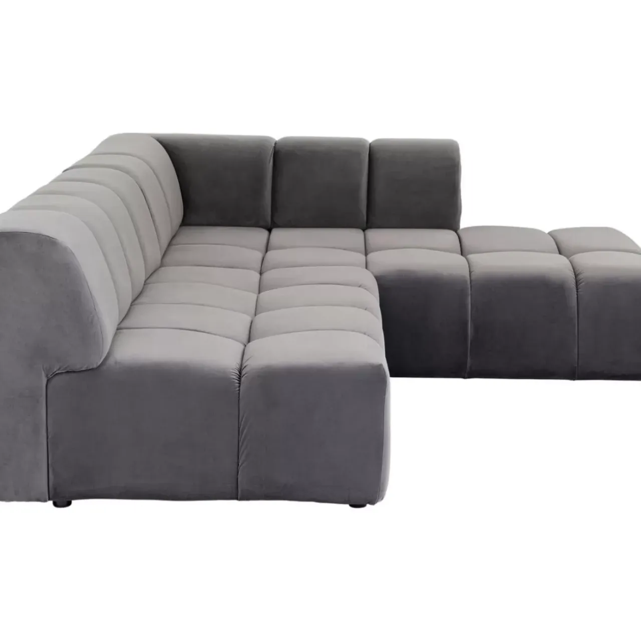 KARE Design Sofas & Couches-Ecksofa Belami Grau Rechts