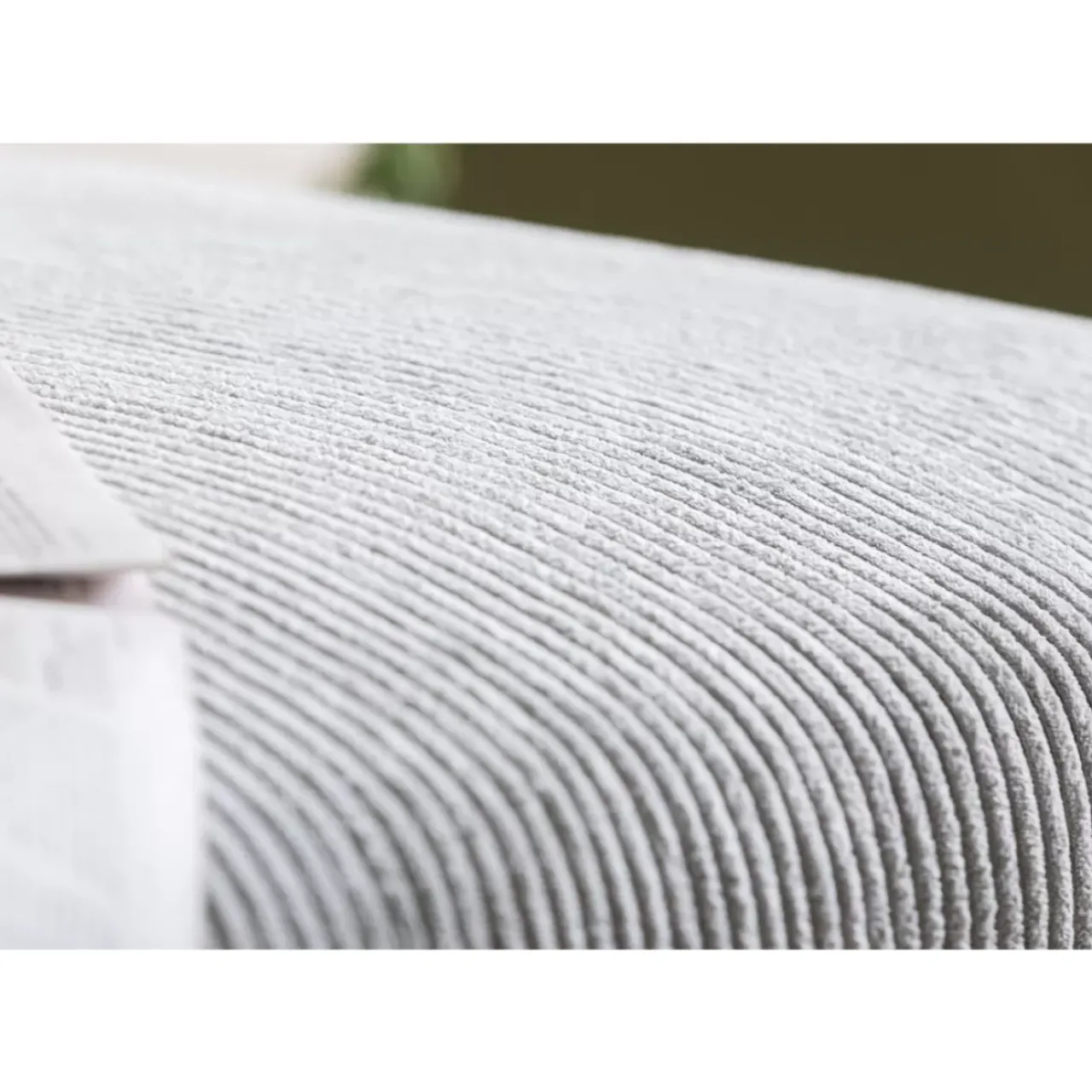 KARE Design Sofas & Couches-Ecksofa Gianni Cord Grau Rechts