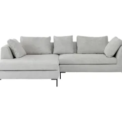 KARE Design Sofas & Couches-Ecksofa Gianni Cord Grau Links