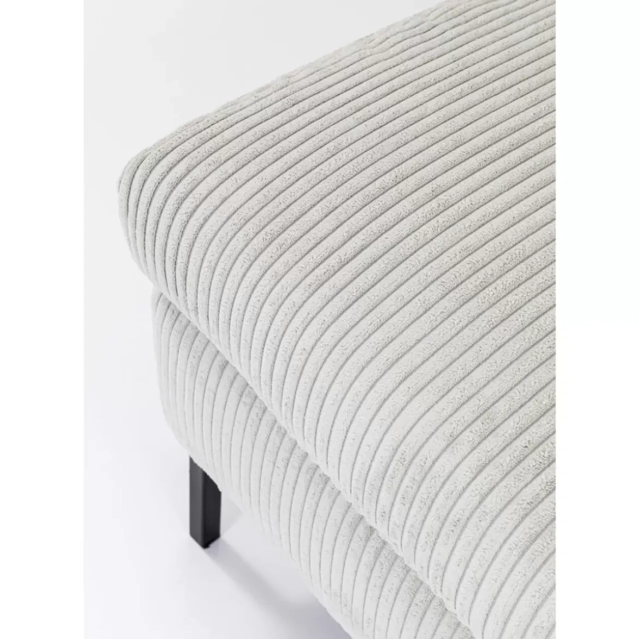 KARE Design Sofas & Couches-Ecksofa Gianni Cord Grau Links