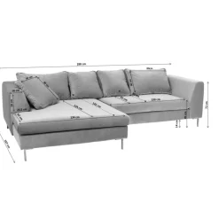 KARE Design Sofas & Couches-Ecksofa Gianni Creme Links