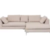 KARE Design Sofas & Couches-Ecksofa Gianni Creme Rechts
