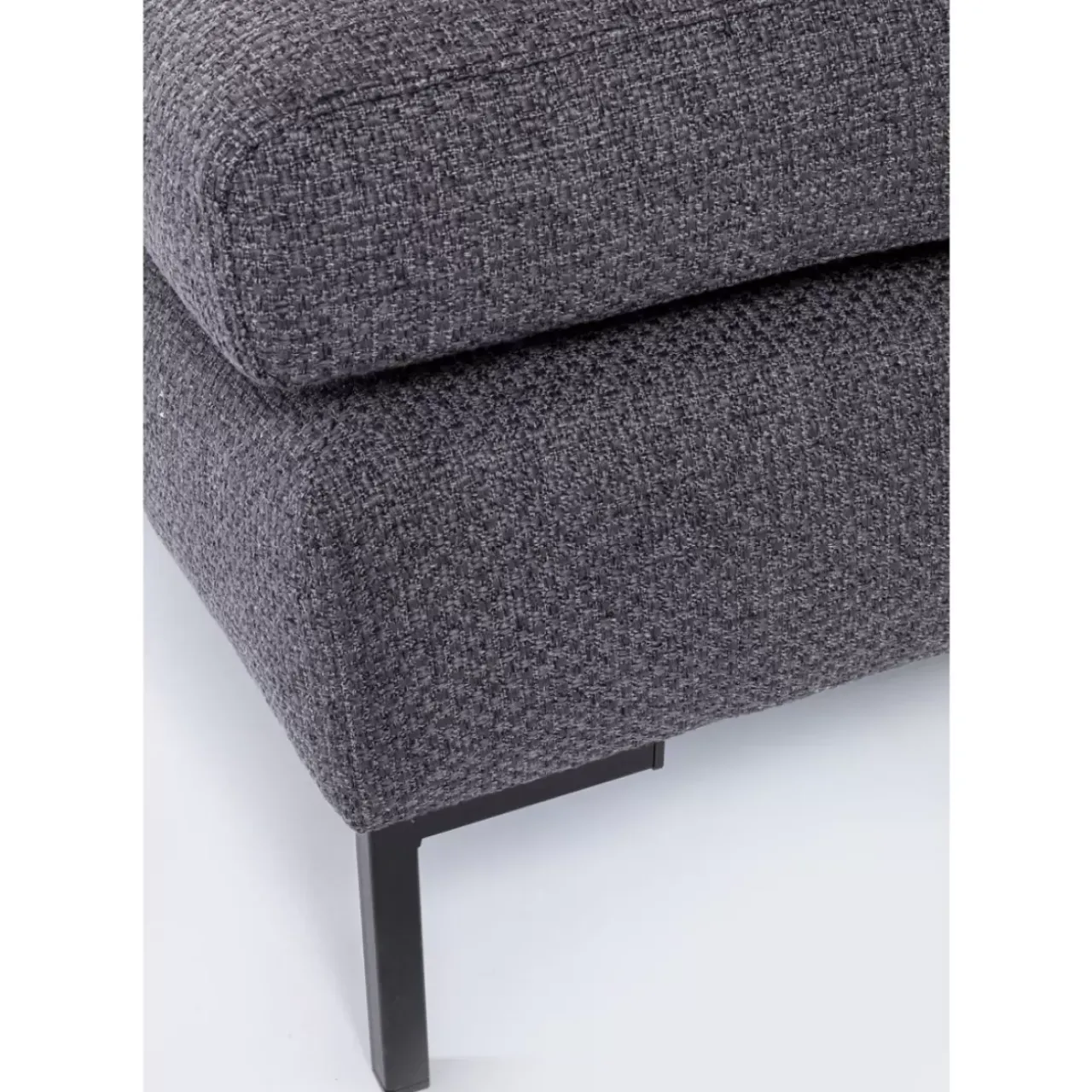 KARE Design Sofas & Couches-Ecksofa Gianni Dolce Dunkelgrau Links