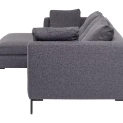 KARE Design Sofas & Couches-Ecksofa Gianni Dolce Dunkelgrau Links