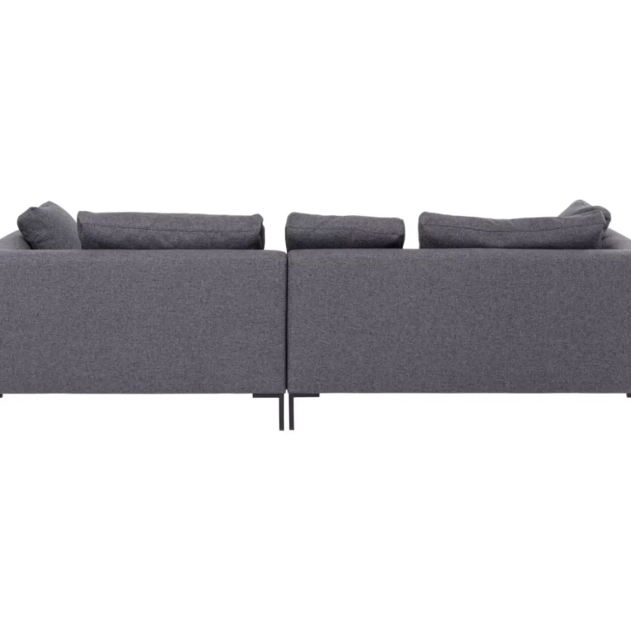 KARE Design Sofas & Couches-Ecksofa Gianni Dolce Dunkelgrau Rechts